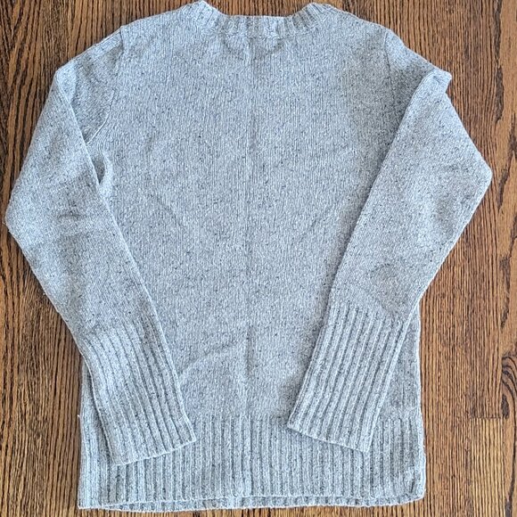 J. Crew Lambs Wool Gray Crew Neck Sweater Women's Size XS J. Crew - Picture 9 of 12